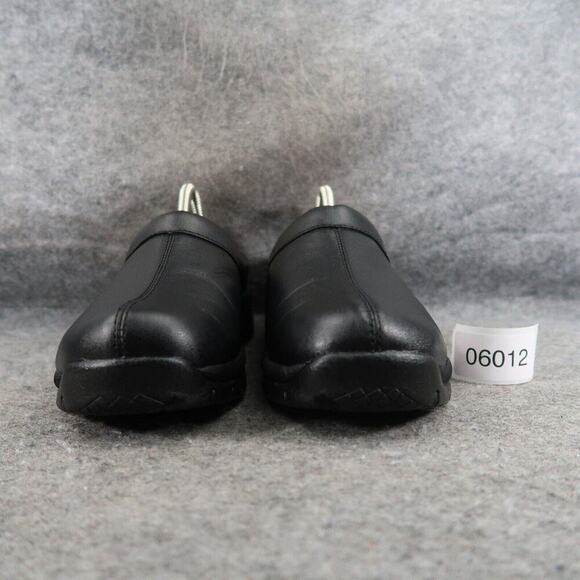 Pothia Shoes Womens 37 Clog Slip On Comfort Walking Work Leather Black Classic - Picture 2 of 14